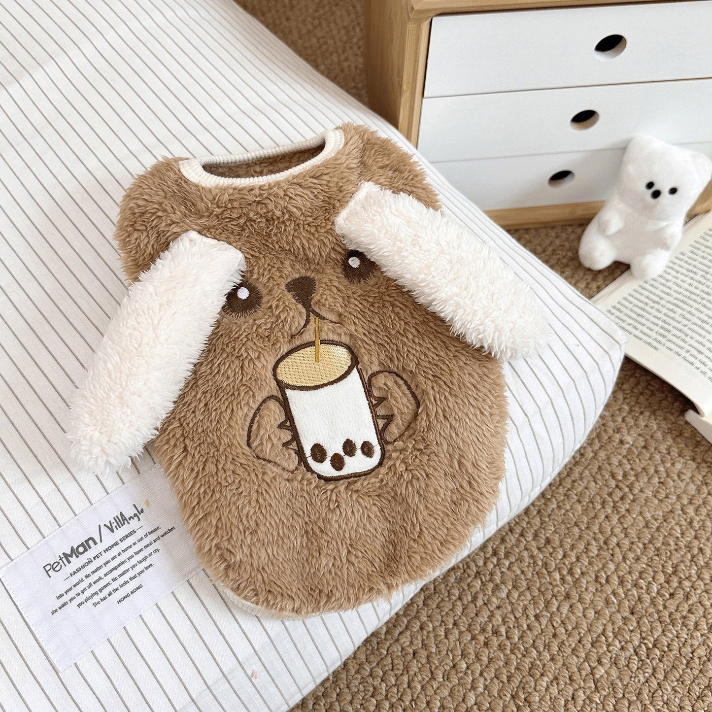 Cute New Fleece-lined Pet Dog Cat Teddy Bitter Bear lVest - Cutier Store