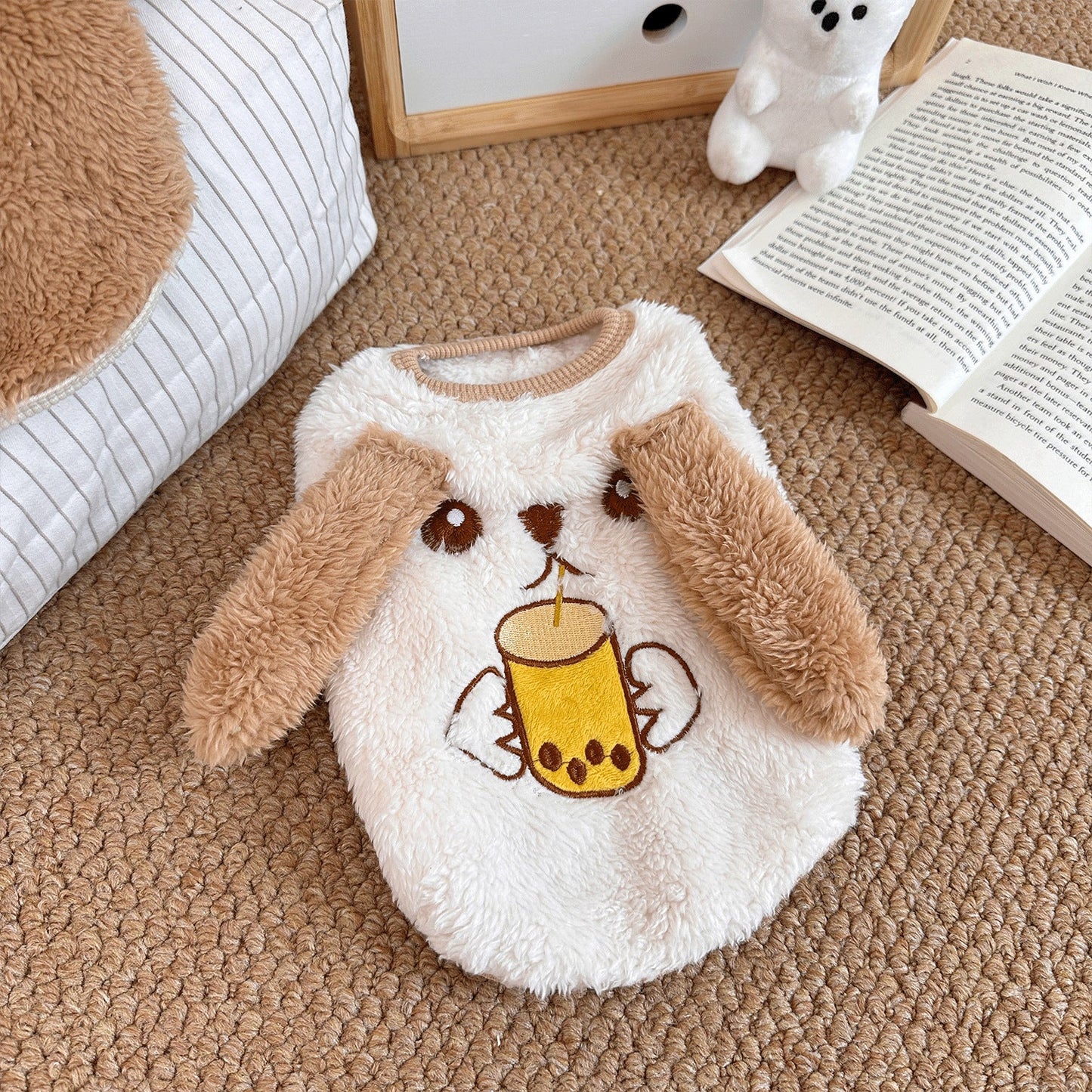 Cute New Fleece-lined Pet Dog Cat Teddy Bitter Bear lVest - Cutier Store