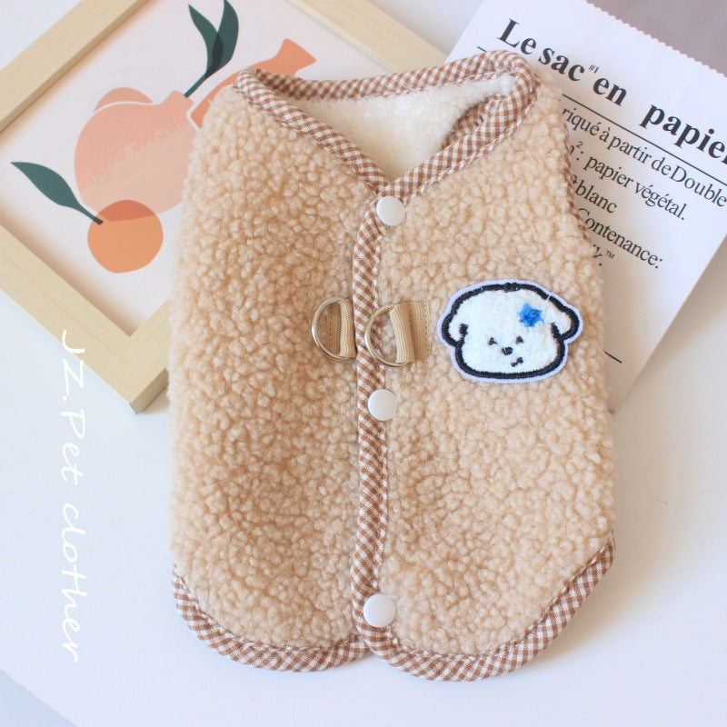 Cute teddy bear winter warm clothes - Cutier Store