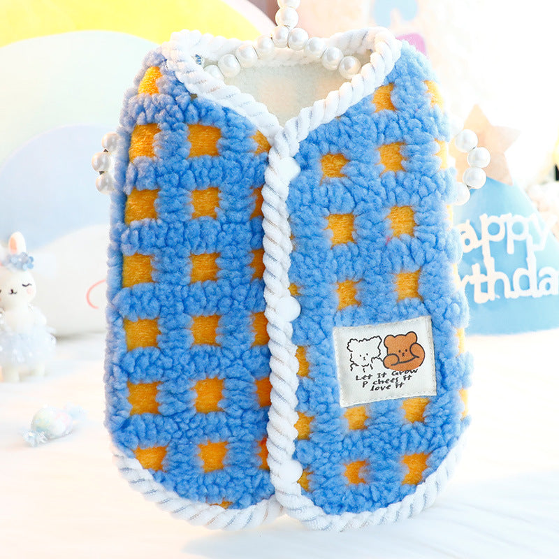 Thick Cotton Dog & Cat Vest - Warm Velvet Coat for Small Pets | cutierstore.com - Cutier Store