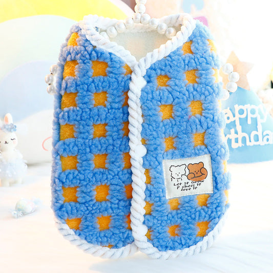 Thick Cotton Dog & Cat Vest - Warm Velvet Coat for Small Pets | cutierstore.com - Cutier Store