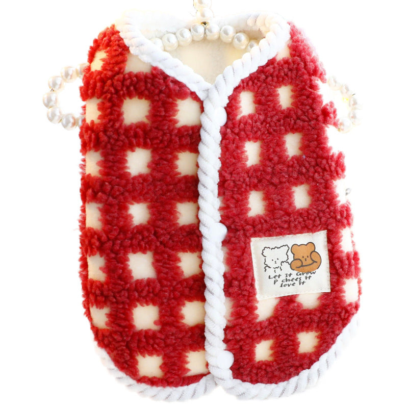 Thick Cotton Dog & Cat Vest - Warm Velvet Coat for Small Pets | cutierstore.com - Cutier Store