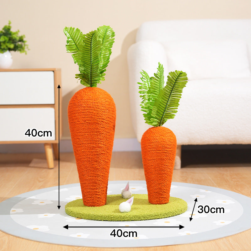 Cat Scratching Board Carrot Mushrooms 🍄😮 - Cutier Store