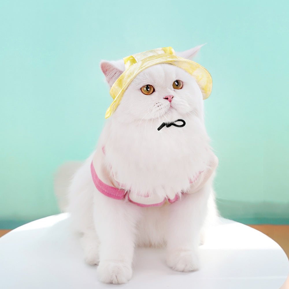 Dog Cat Sun-proof Anti-tightening Hat Anti-release Ear Adjustable - Cutier Store