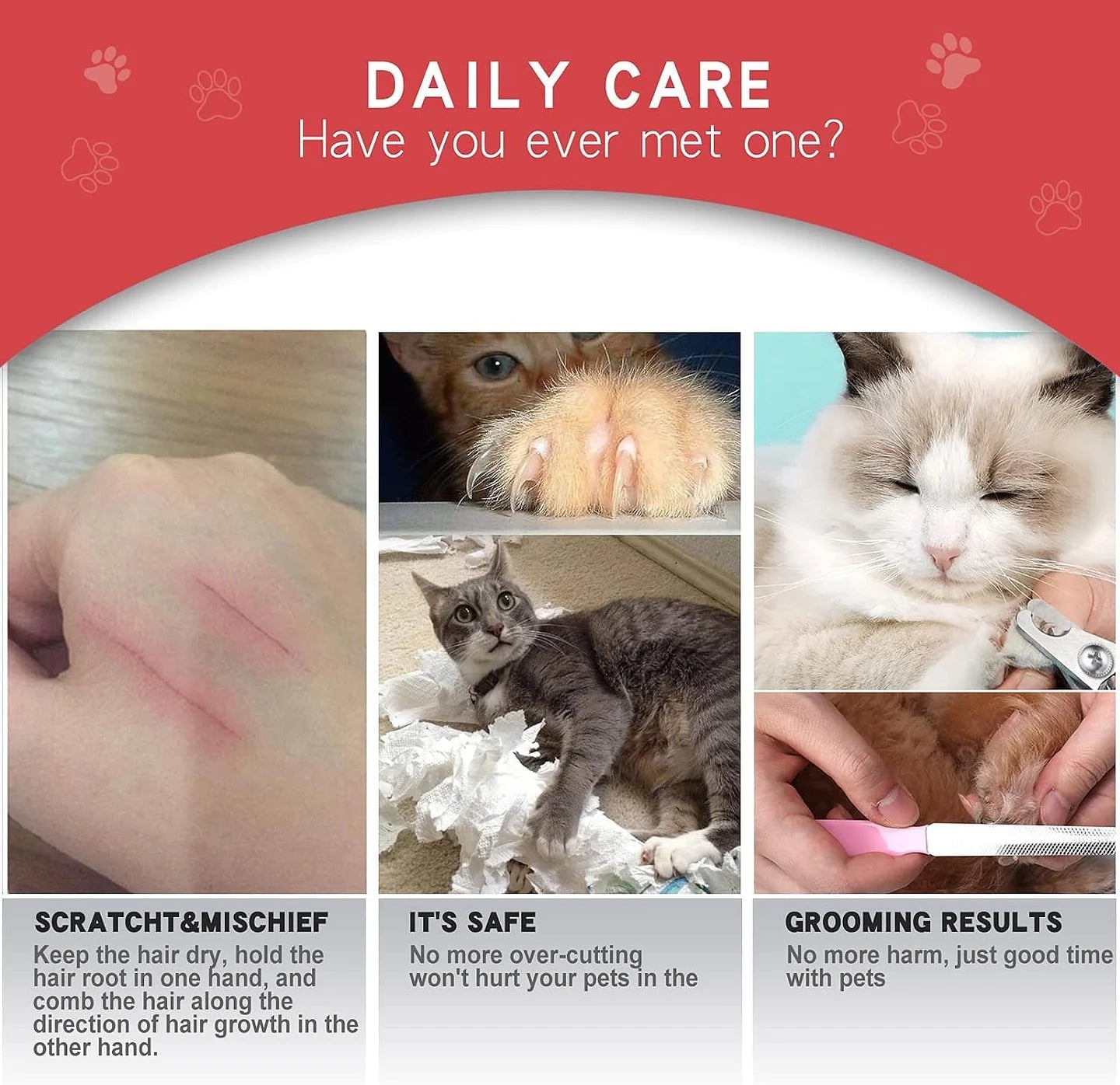 Pet Cat Grooming Brush for Shedding Hair Removal Tool - Cutier Store