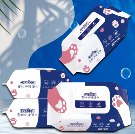 Pet Cleaning Wipes – Gentle, Hypoallergenic & Easy Paw and Fur Care (80pcs) - Cutier Store