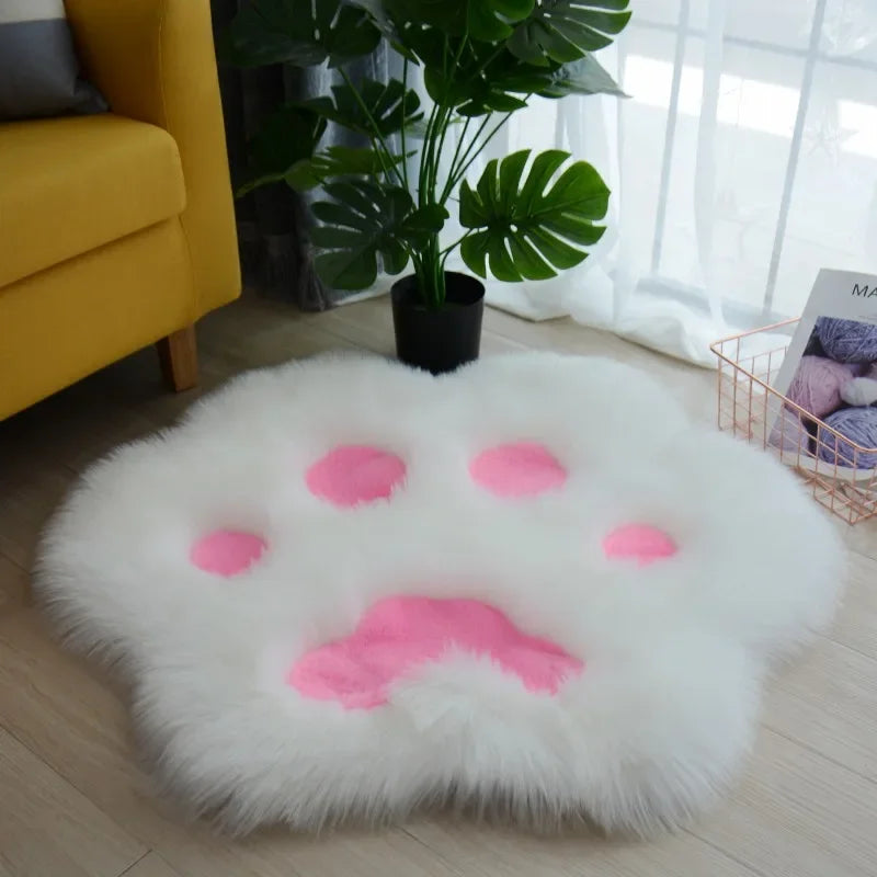 Cute Cat Paw Plush Carpet rag - Cutier Store