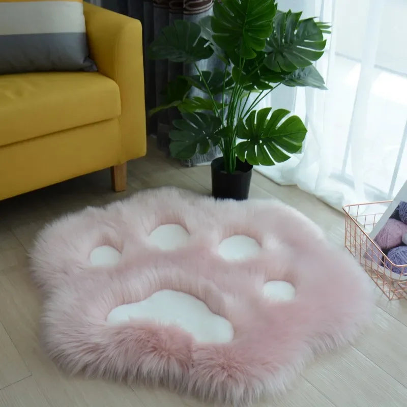 Cute Cat Paw Plush Carpet rag - Cutier Store