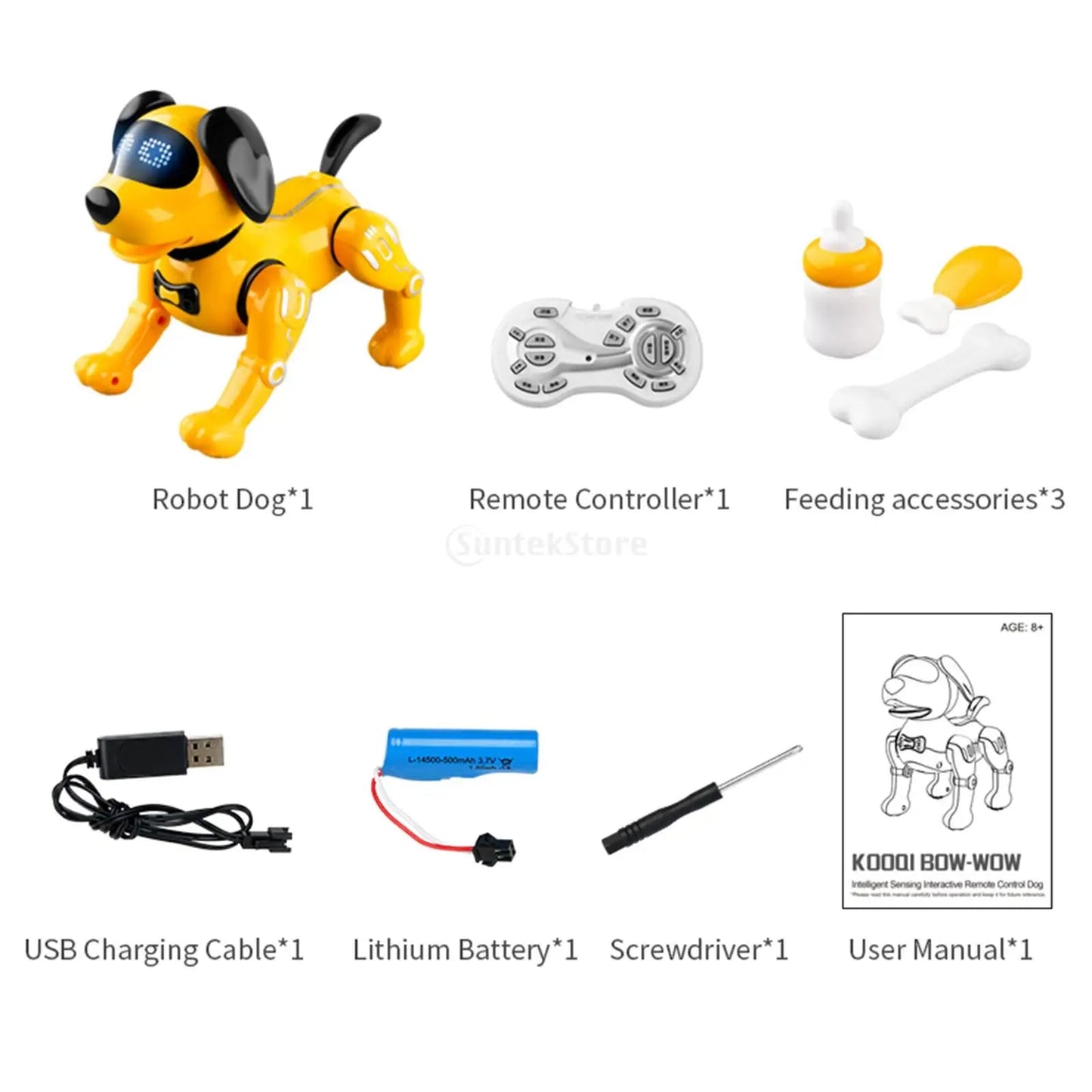 Smart Robot Puppy Voice Remote Control music dance Toy - Cutier Store