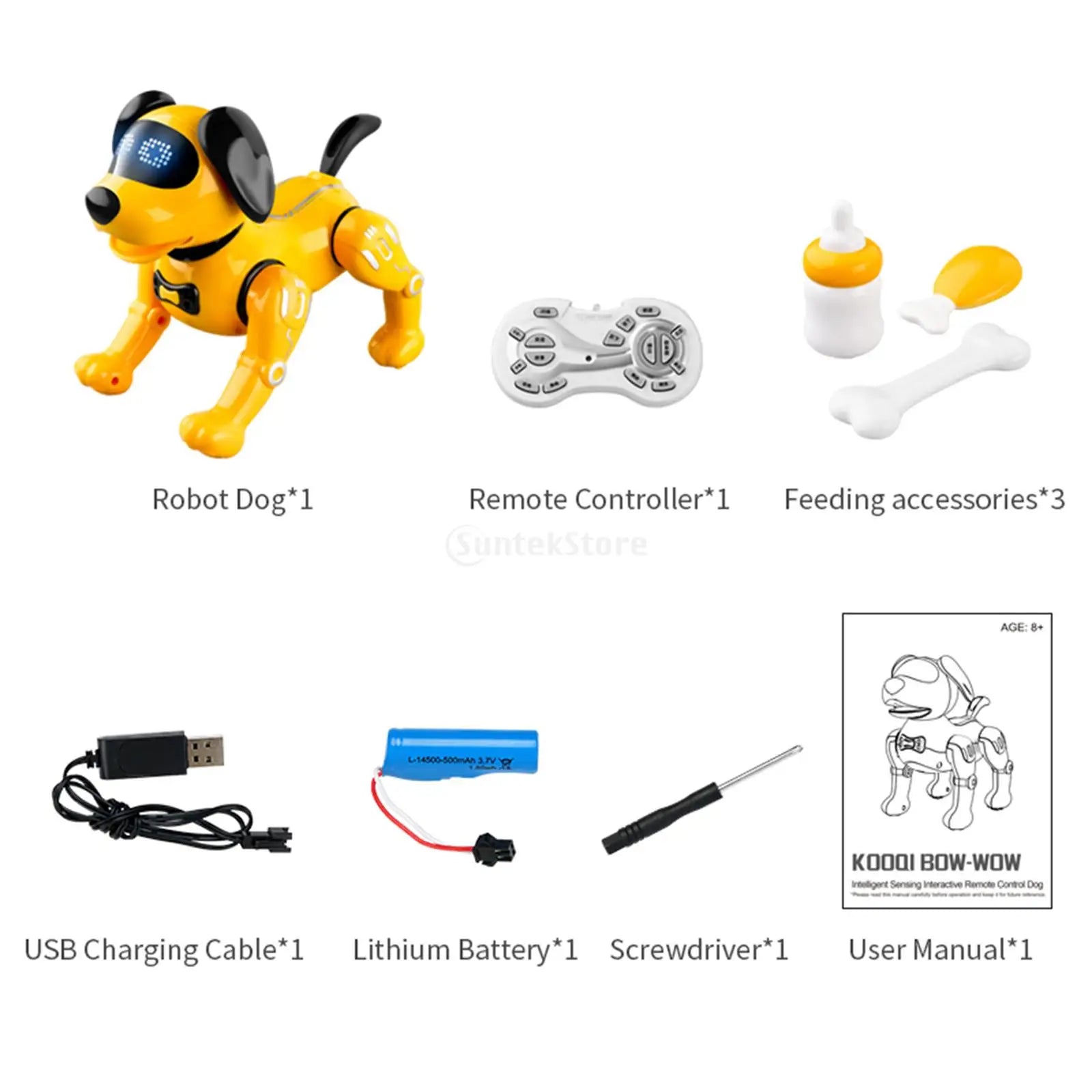 Smart Robot Puppy Voice Remote Control music dance Toy - Cutier Store