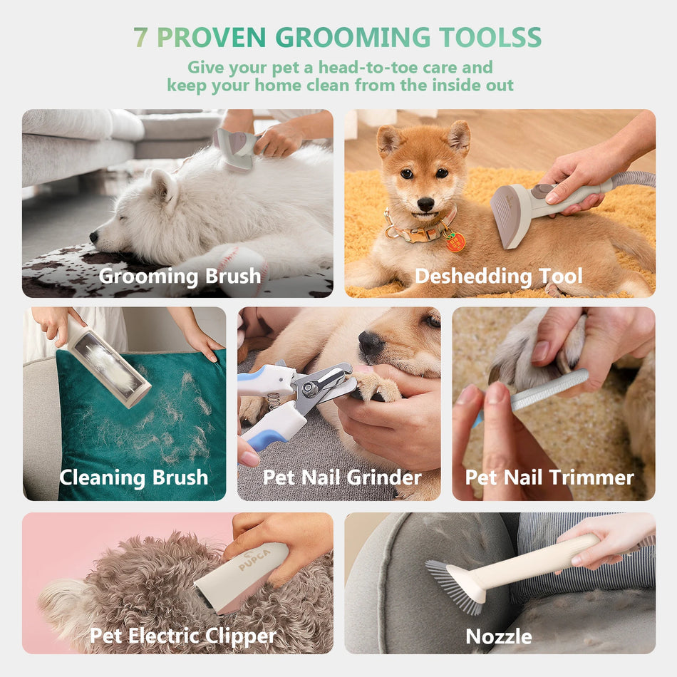 7 in 1 Pet Grooming kit - Cutier Store