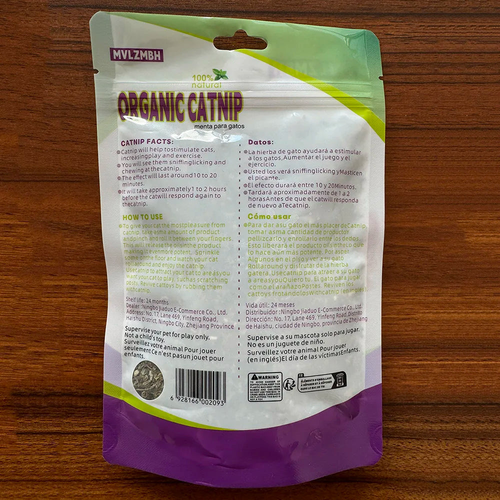 100% Organic Natural Catnip – Fun & Healthy Treat for Cats - Cutier Store
