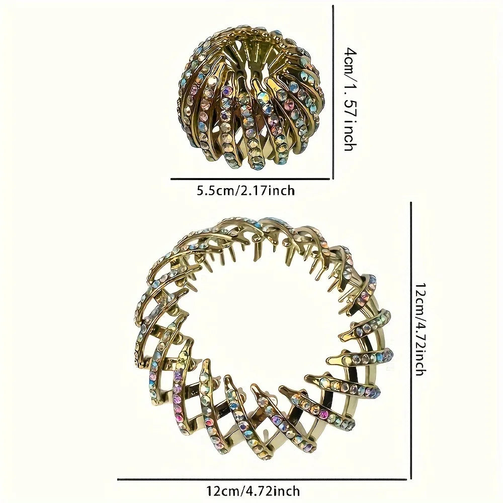 Stone Hair Clip Creative Ponytail - Cutier Store