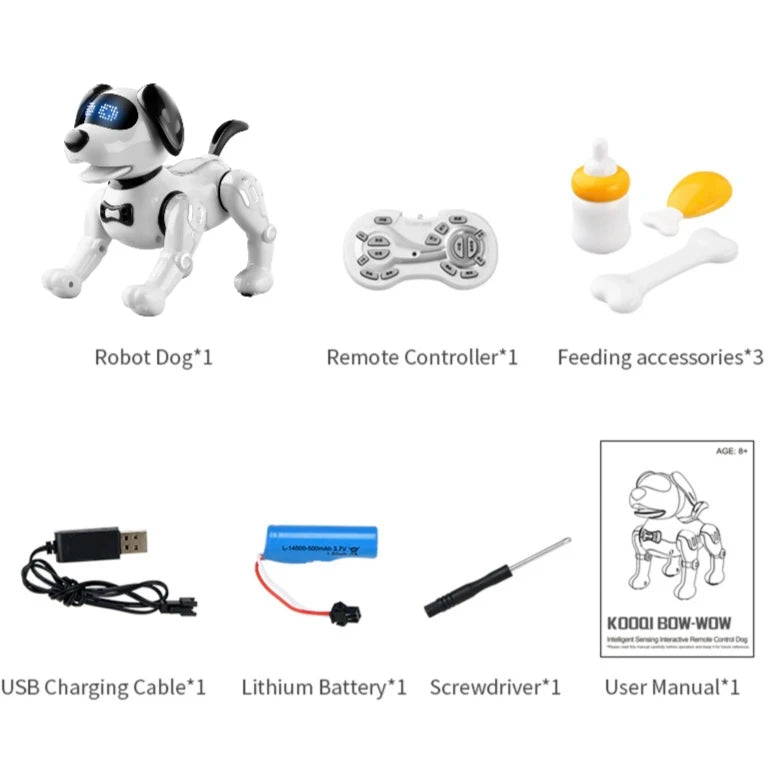 Smart Robot Puppy Voice Remote Control music dance Toy - Cutier Store