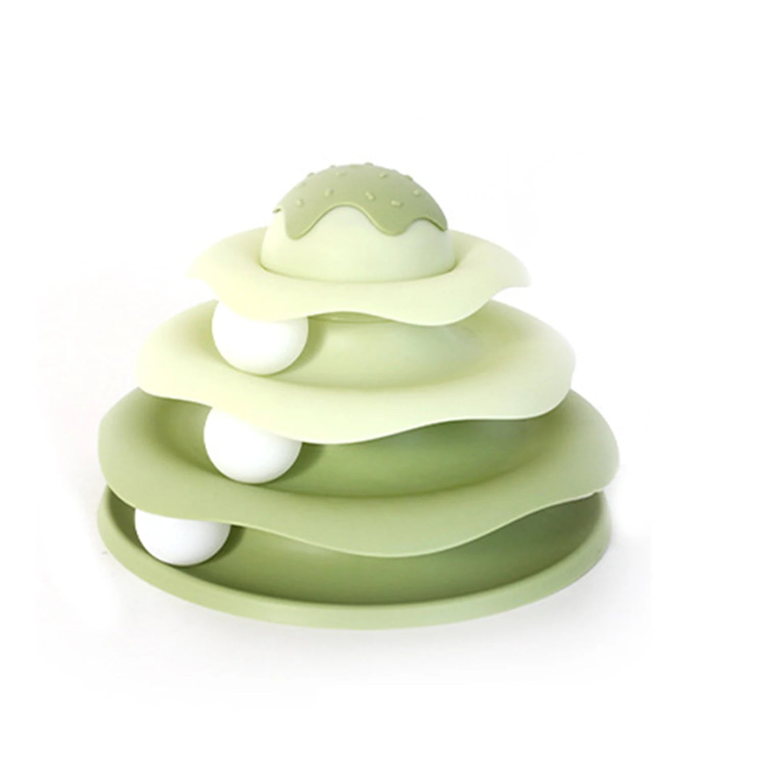 Cat Track Toy – Spinning Tower Ball Roller for Endless Fun - Cutier Store