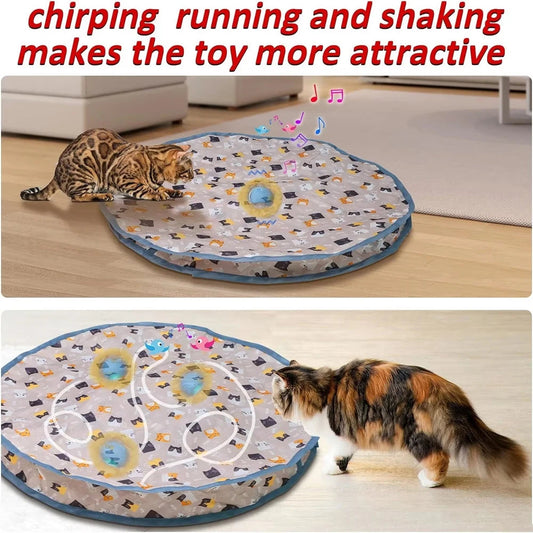 Smart Motion-Activated Cat Toy – Fast Rolling Hide & Seek Ball - Cutier Store