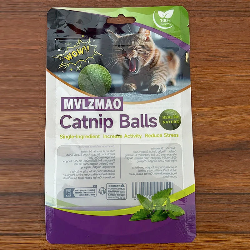 Edible Catnip Ball – Fun, Healthy & Digestive Treat for Cats - Cutier Store