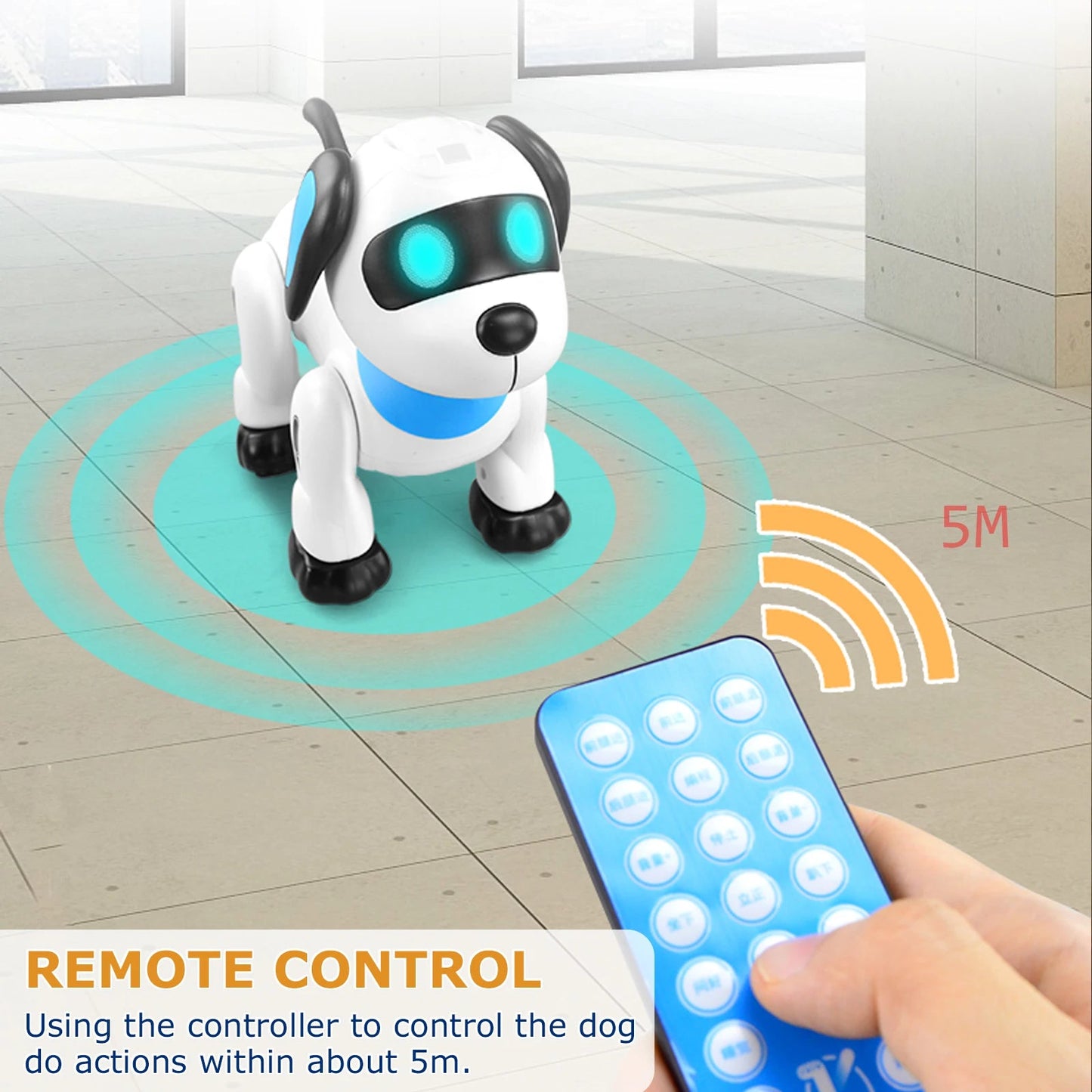 Smart Robot Puppy Voice Remote Control music dance Toy - Cutier Store