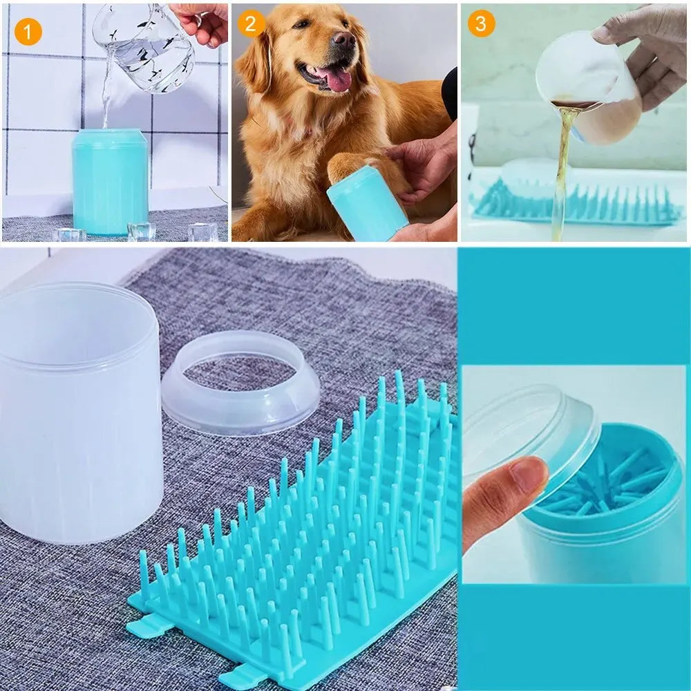 Pet Paw Cleaner Cup – Easy & Gentle Dog Foot Washing Tool - Cutier Store
