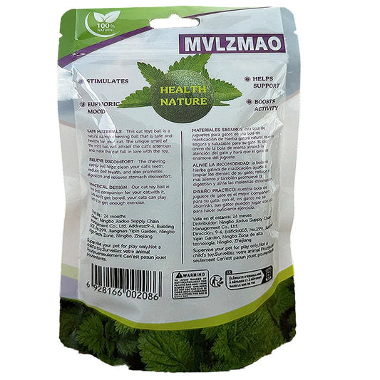 Edible Catnip Ball – Fun, Healthy & Digestive Treat for Cats - Cutier Store