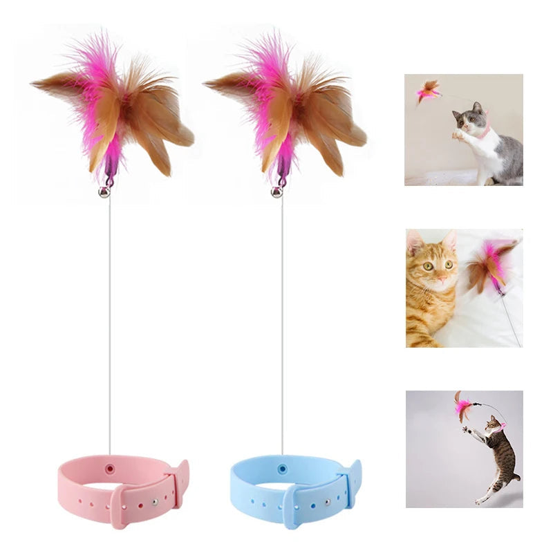 Cat Feather collar amusing stick - Cutier Store
