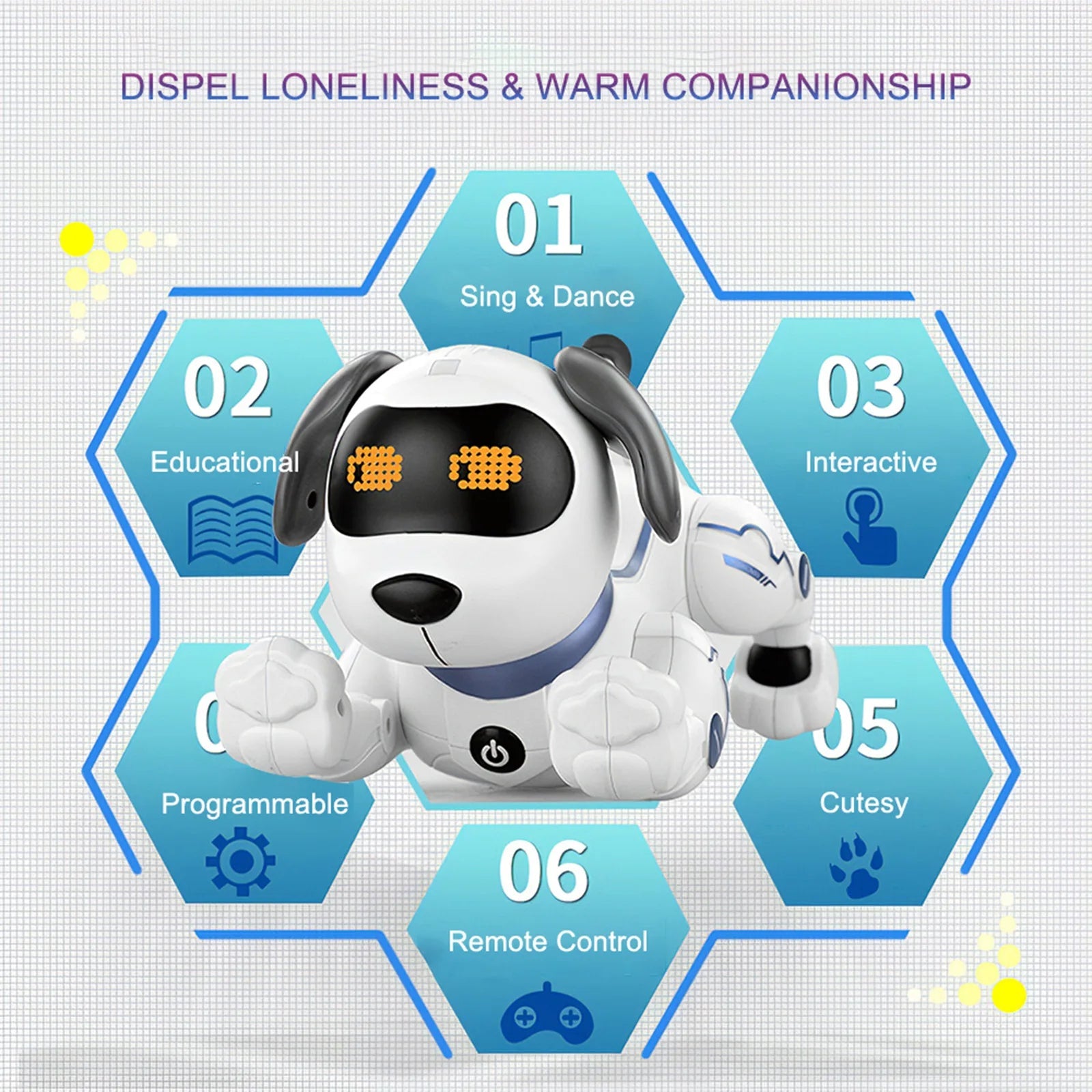 Smart Robot Puppy Voice Remote Control music dance Toy - Cutier Store