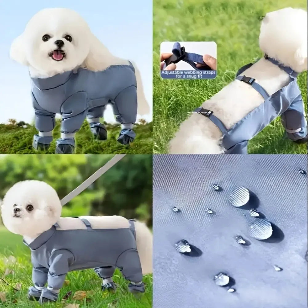 Anti-Dirty Waterproof Dog Jumpsuit - Cutier Store