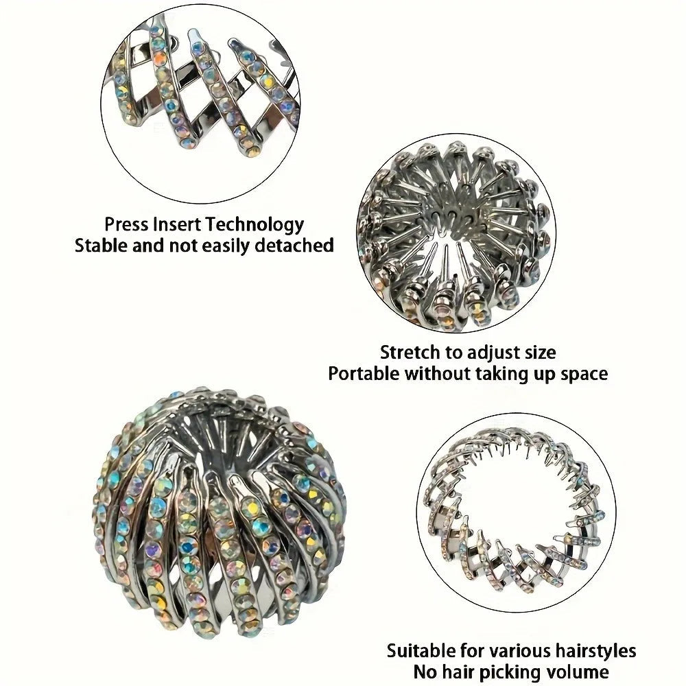 Stone Hair Clip Creative Ponytail - Cutier Store