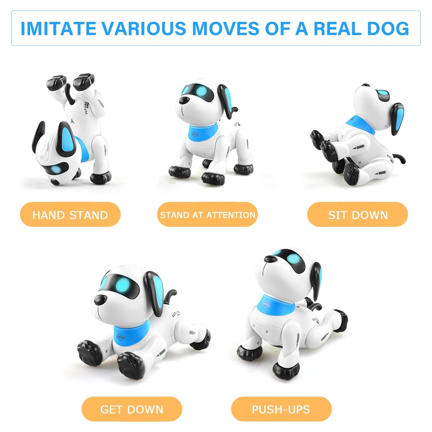 Smart Robot Puppy Voice Remote Control music dance Toy - Cutier Store