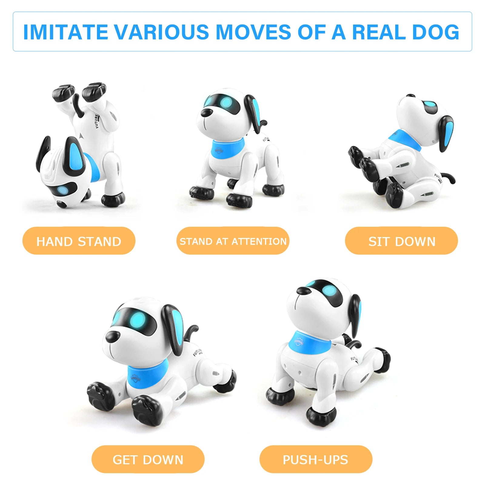 Smart Robot Puppy Voice Remote Control music dance Toy - Cutier Store