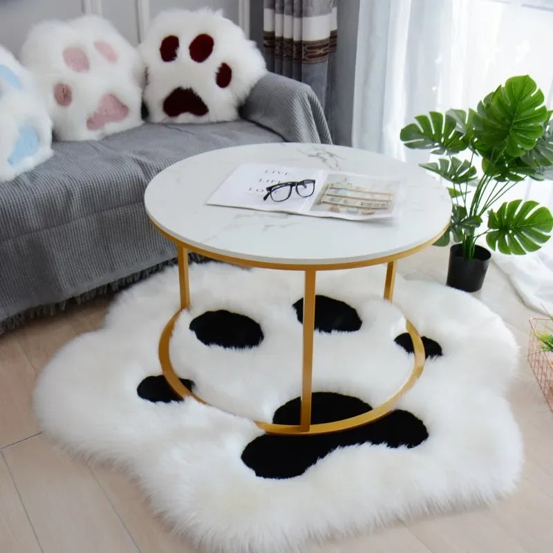 Cute Cat Paw Plush Carpet rag - Cutier Store