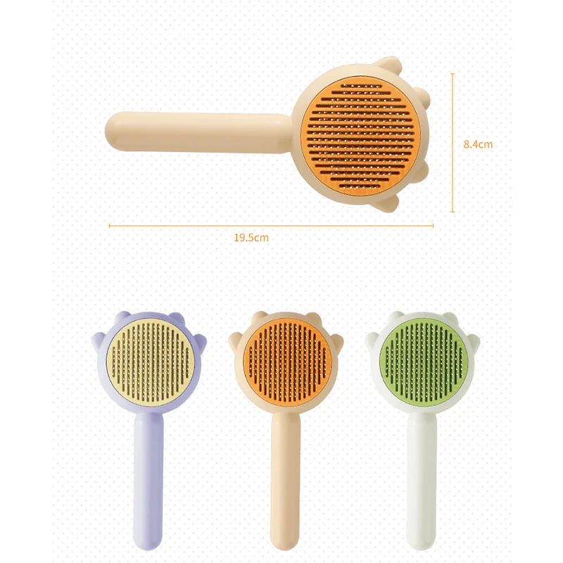 Pet Comb for Cats & Dogs - Gentle Grooming & Hair Removal Brush - Cutier Store