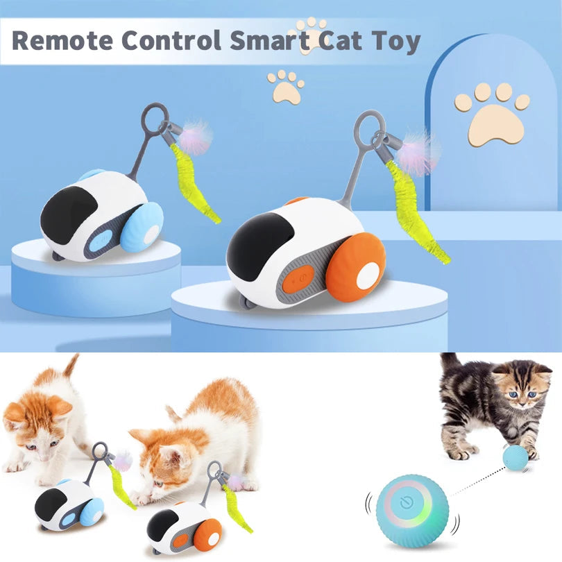 Smart Gravity Cat Toy Car – Interactive Automatic Moving Mouse - Cutier Store
