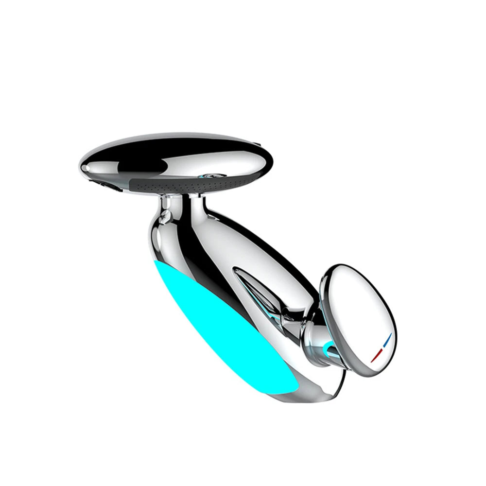 LED Temperature-Sensitive Pull-Out Basin Faucet – 360° Rotating with Ambient Light