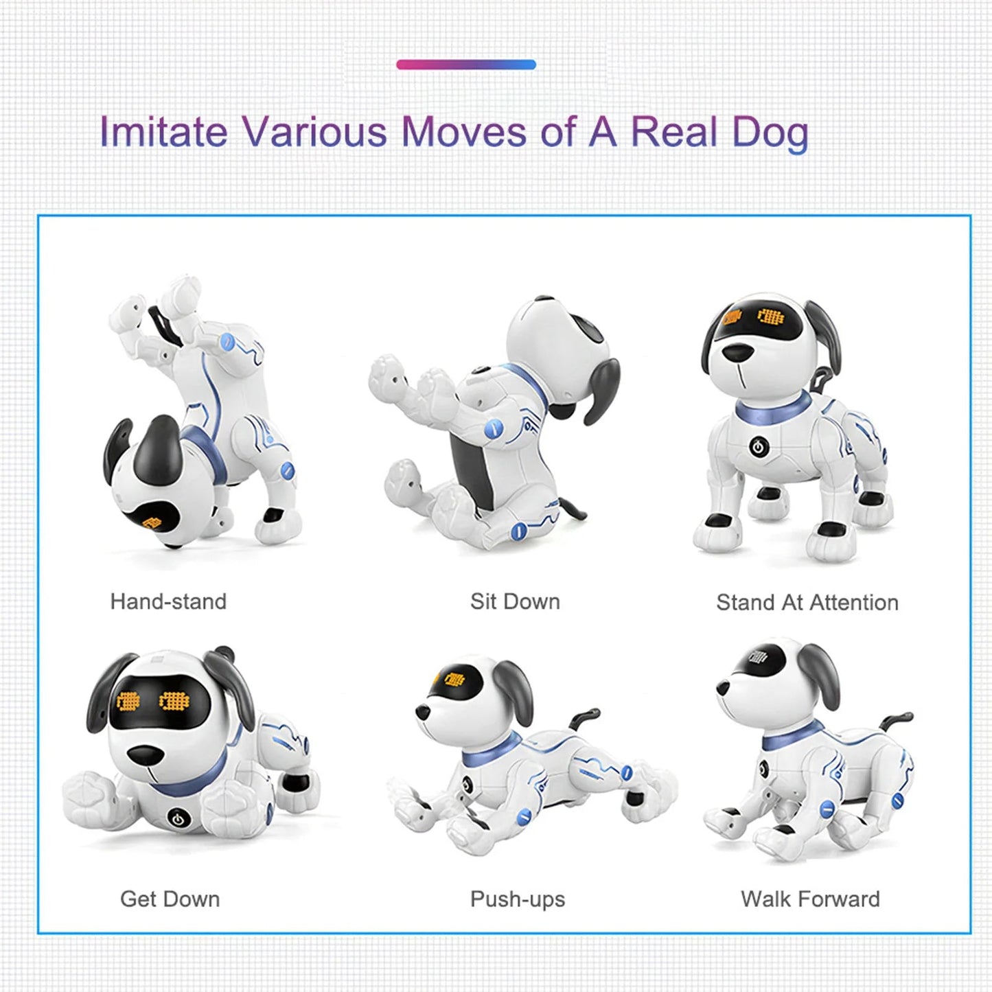 Smart Robot Puppy Voice Remote Control music dance Toy - Cutier Store