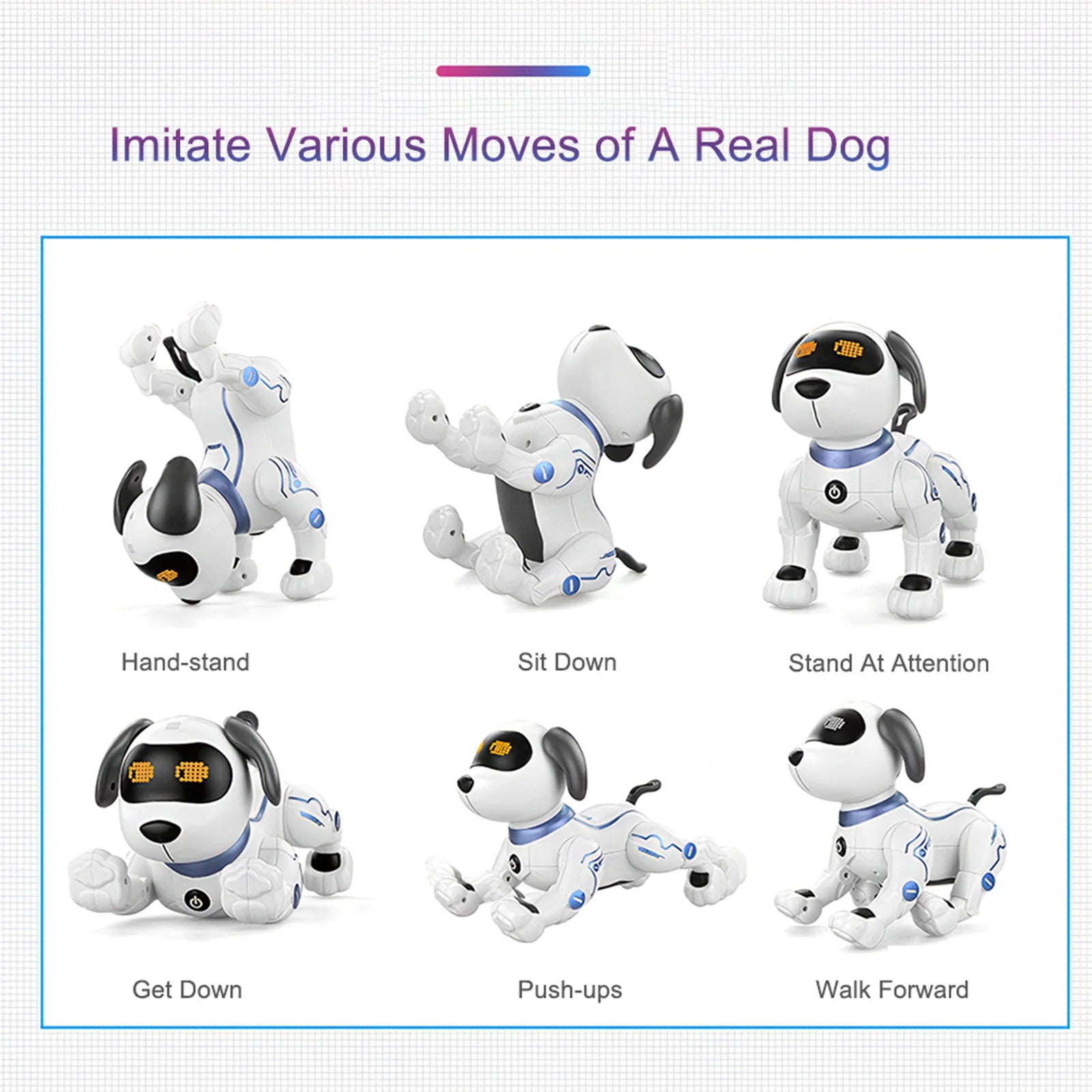 Smart Robot Puppy Voice Remote Control music dance Toy - Cutier Store