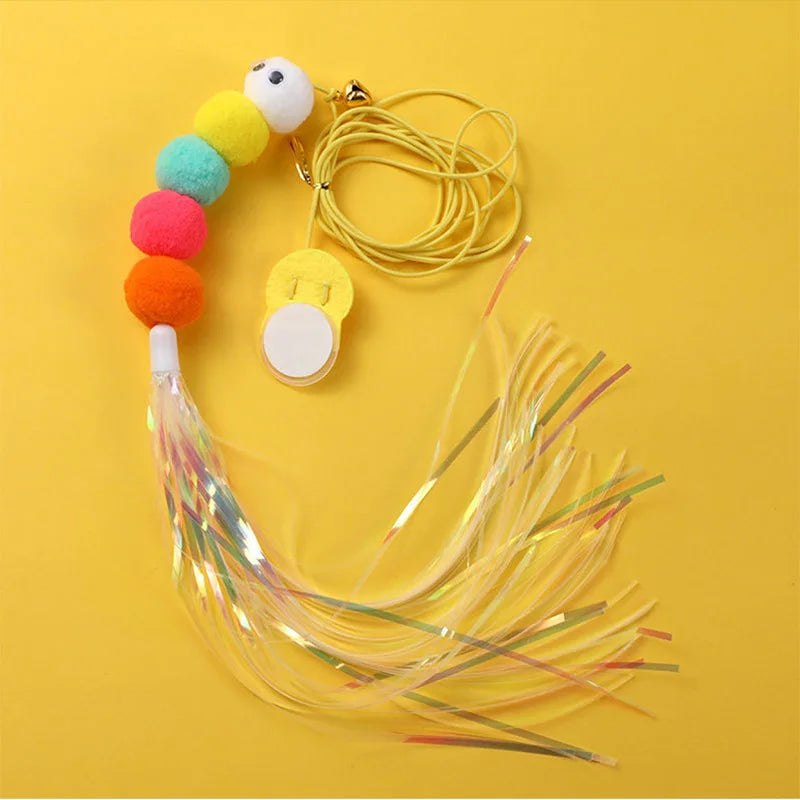 Cat interactive thread hunting Feather toy - Cutier Store