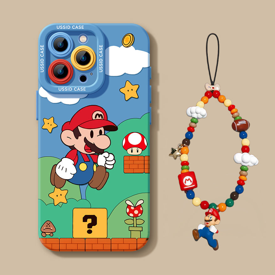 Super Mario Liquid Silicone Phone Case