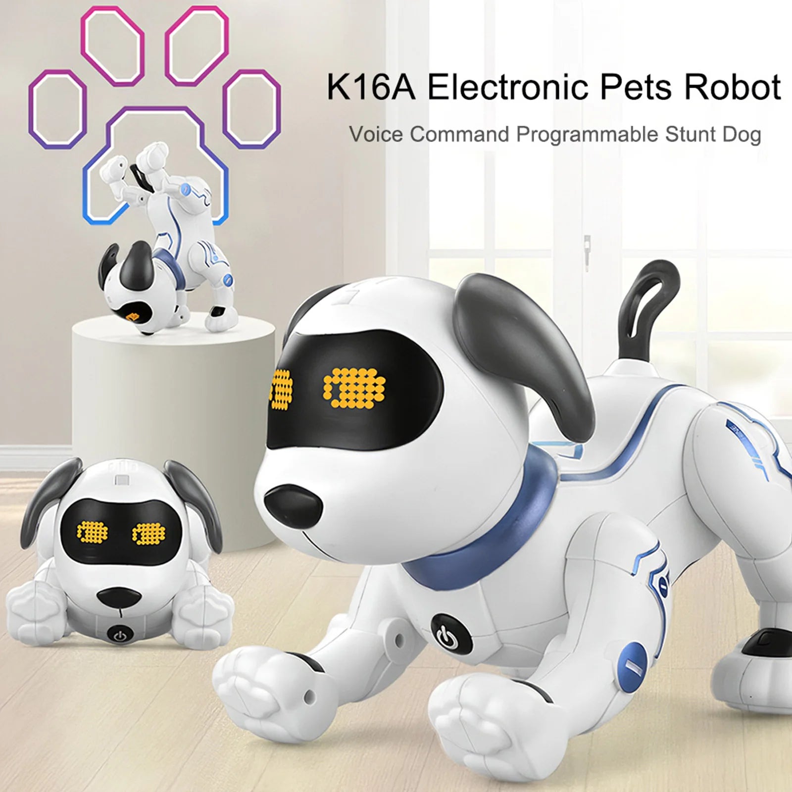 Smart Robot Puppy Voice Remote Control music dance Toy - Cutier Store