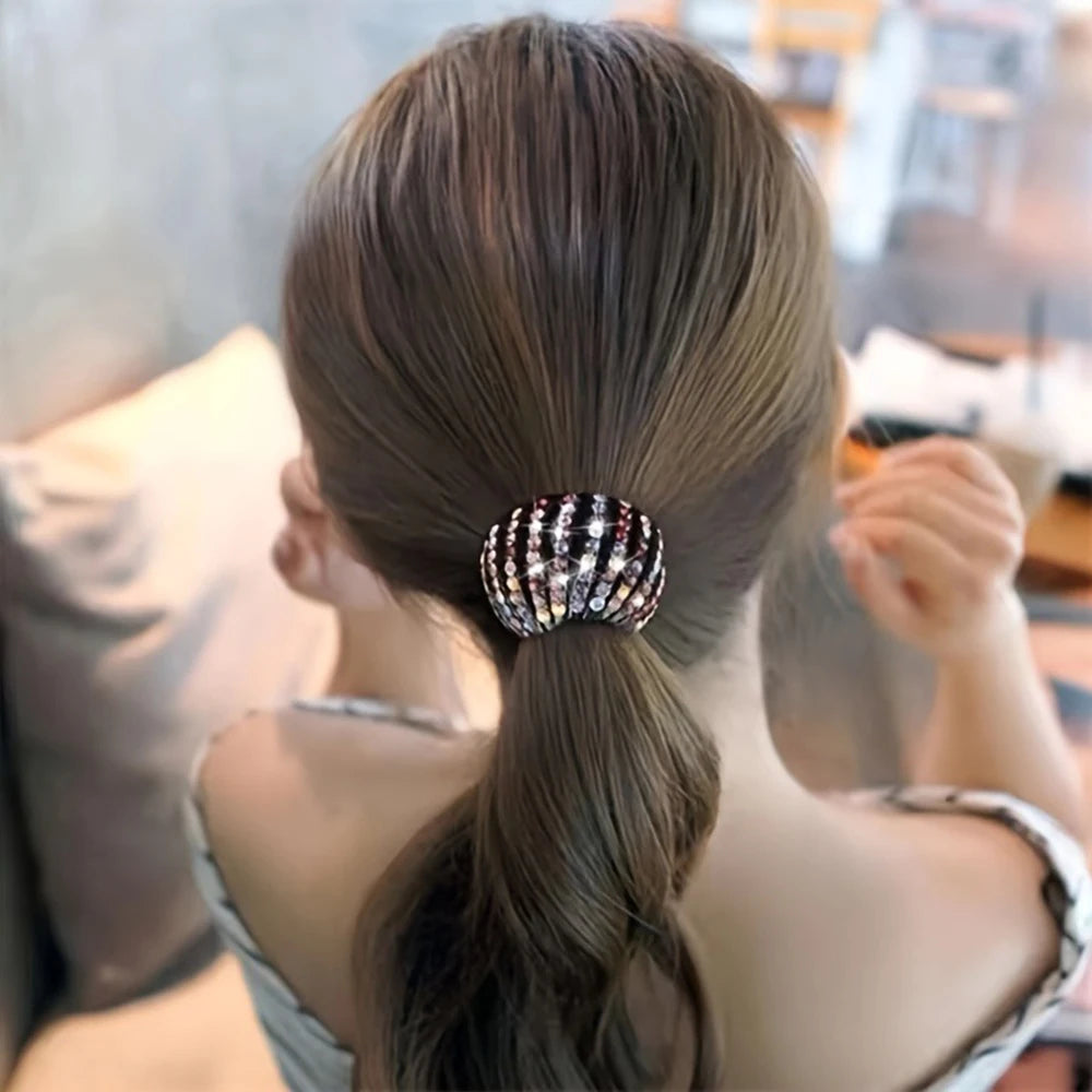 Stone Hair Clip Creative Ponytail - Cutier Store