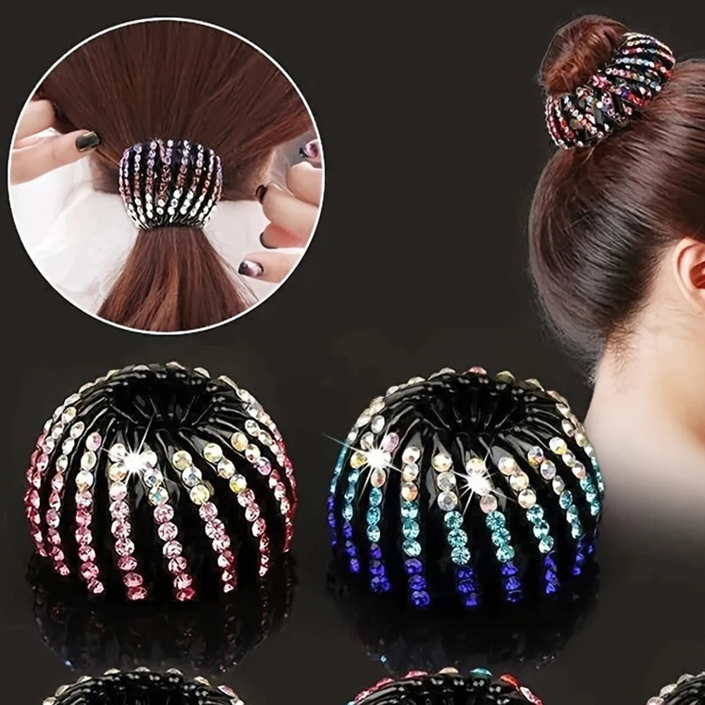 Stone Hair Clip Creative Ponytail - Cutier Store