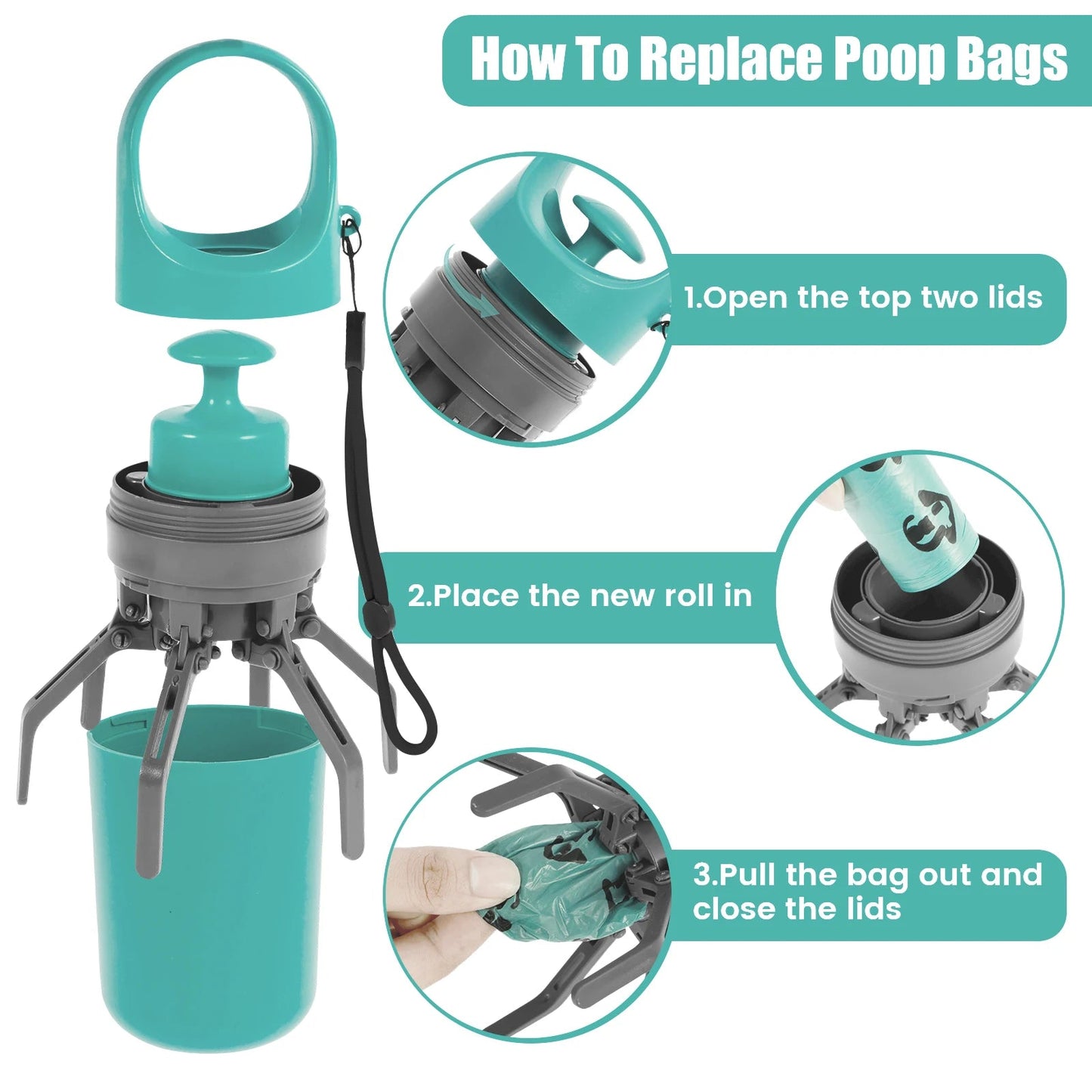 Portable Pet Toilet & Waste Bag Dispenser – Easy Clean-Up Solution - Cutier Store