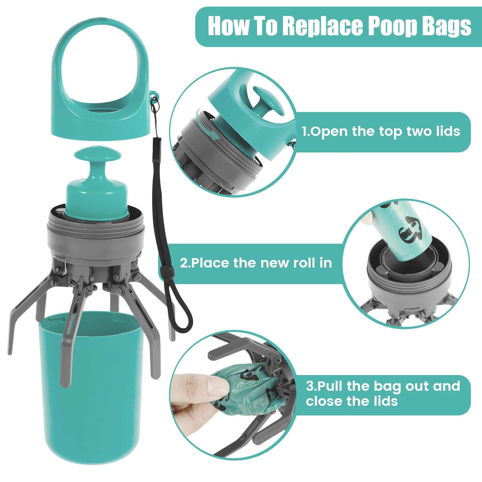 Portable Pet Toilet & Waste Bag Dispenser – Easy Clean-Up Solution - Cutier Store