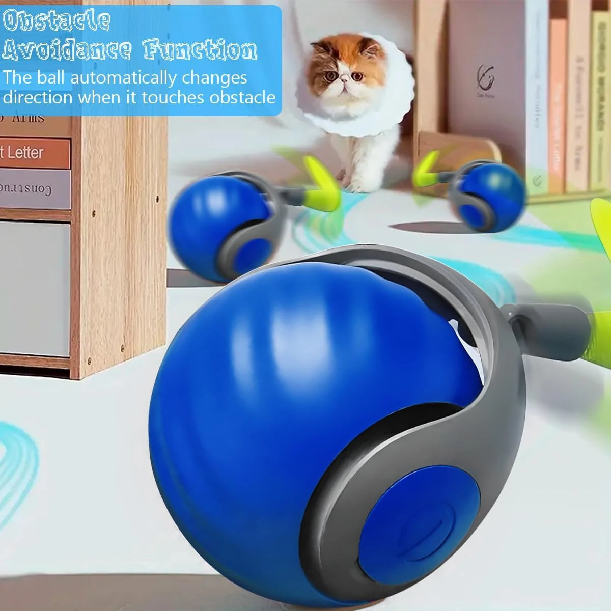 Smart Speedy Tail 2.0 – Automatic Motion Toy Ball for Cats & Dogs - Cutier Store