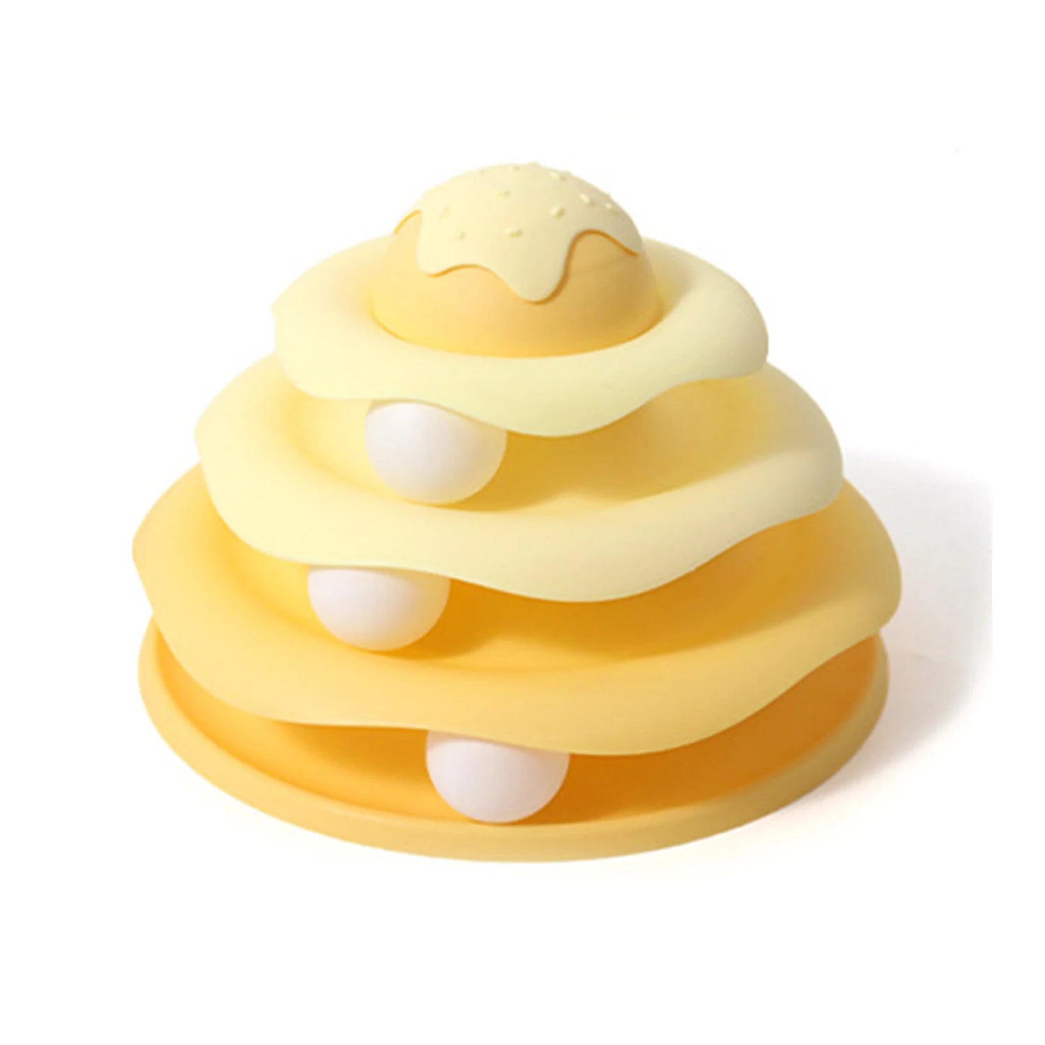 Cat Track Toy – Spinning Tower Ball Roller for Endless Fun - Cutier Store
