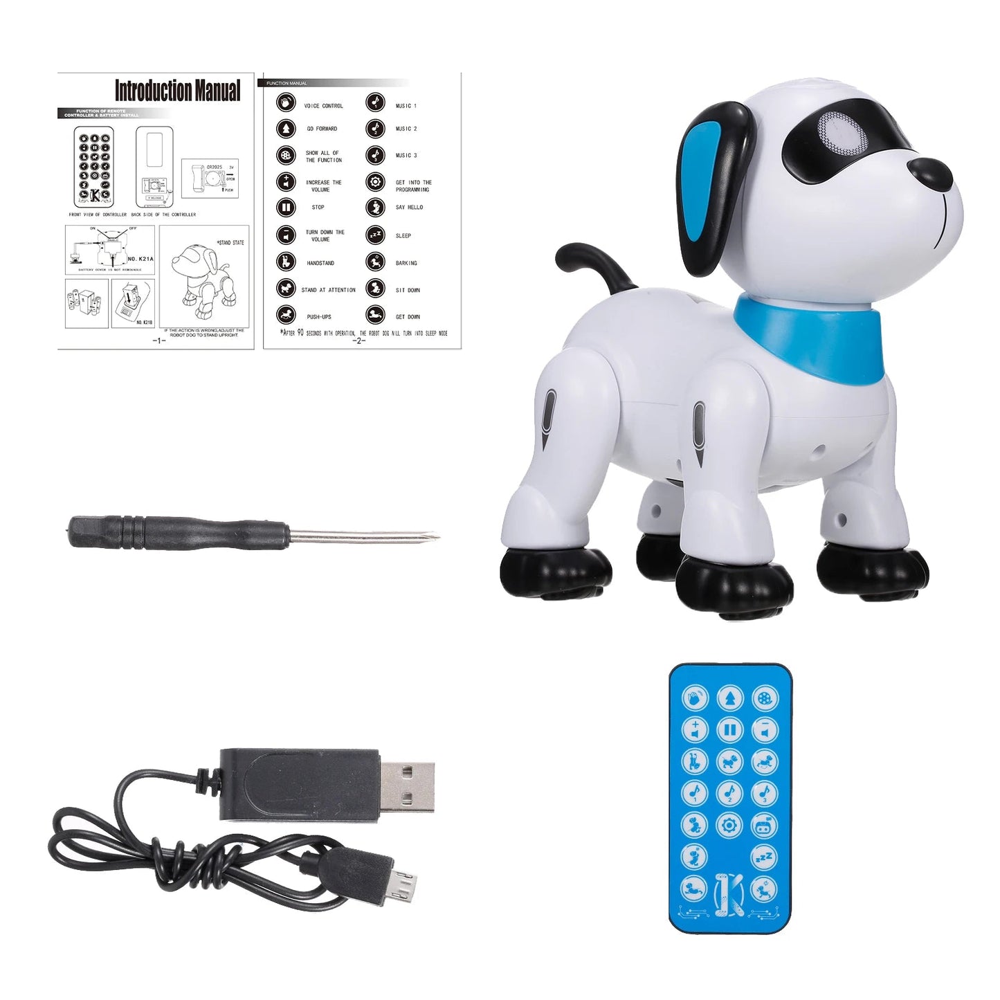 Smart Robot Puppy Voice Remote Control music dance Toy - Cutier Store