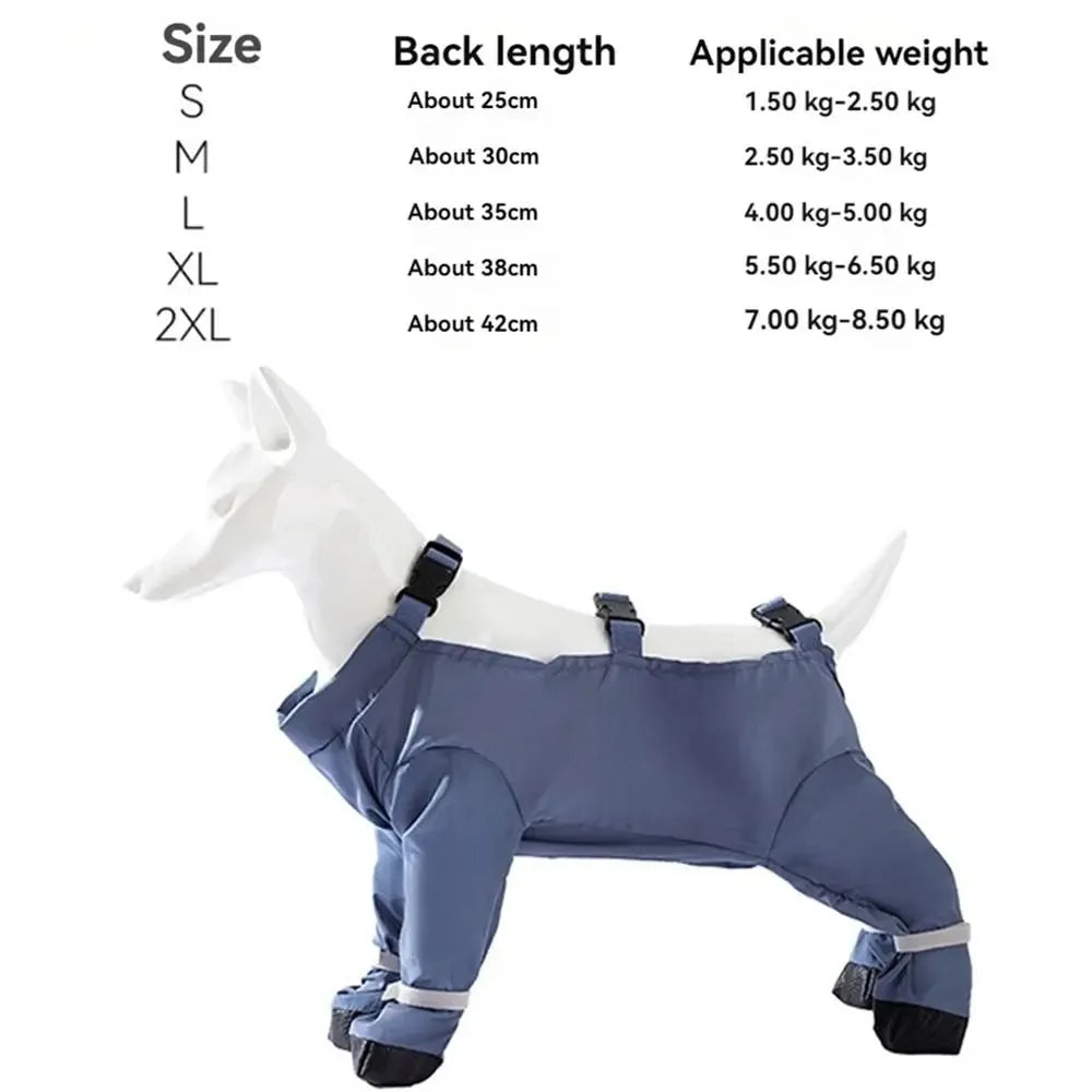 Anti-Dirty Waterproof Dog Jumpsuit - Cutier Store