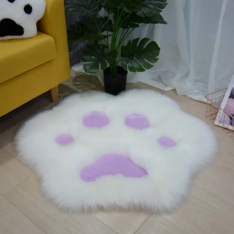 Cute Cat Paw Plush Carpet rag - Cutier Store