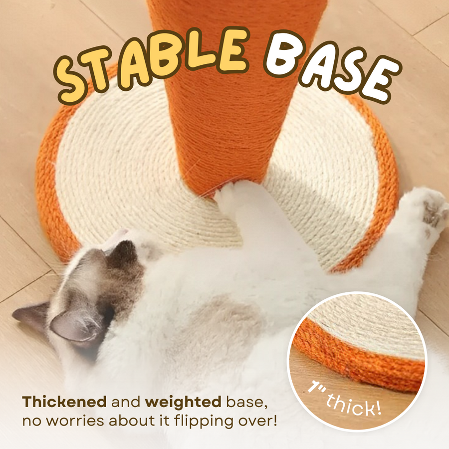 Cute Cat carrot Scratching Post - Cutier Store