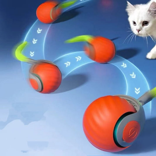 Smart Cat Interactive Ball Chug Ball Self rolling Cat tut-tut Ball - Cutier Store